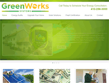 Tablet Screenshot of greenworks-systems.com